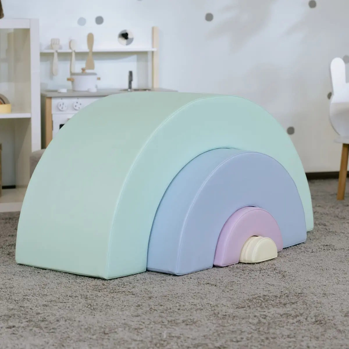 Montessori Soft Play set XL - Rainbow