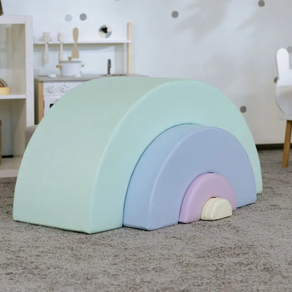 Montessori Soft Play set XL - Rainbow
