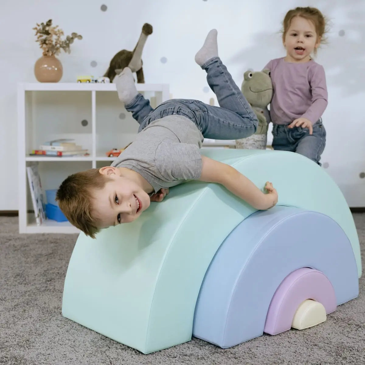 Montessori Soft Play set XL - Rainbow