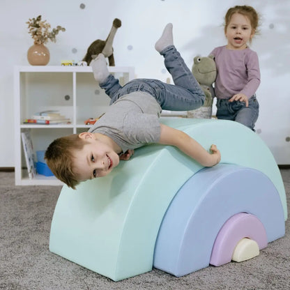 Montessori Soft Play set XL - Rainbow