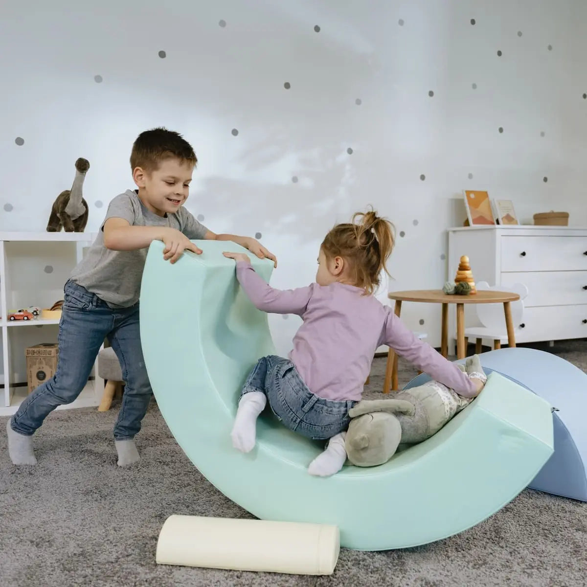 Montessori Soft Play set XL - Rainbow