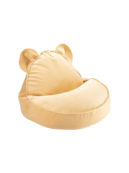 Wigiwama Salted Caramel Bear Beanbag - velvet beanbag