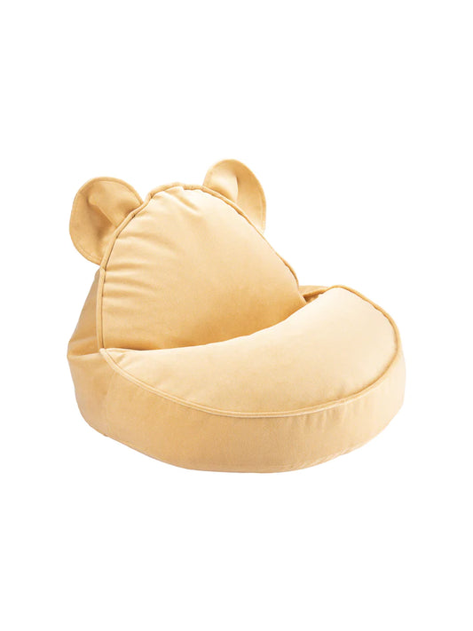 Wigiwama Salted Caramel Bear Beanbag - velvet beanbag