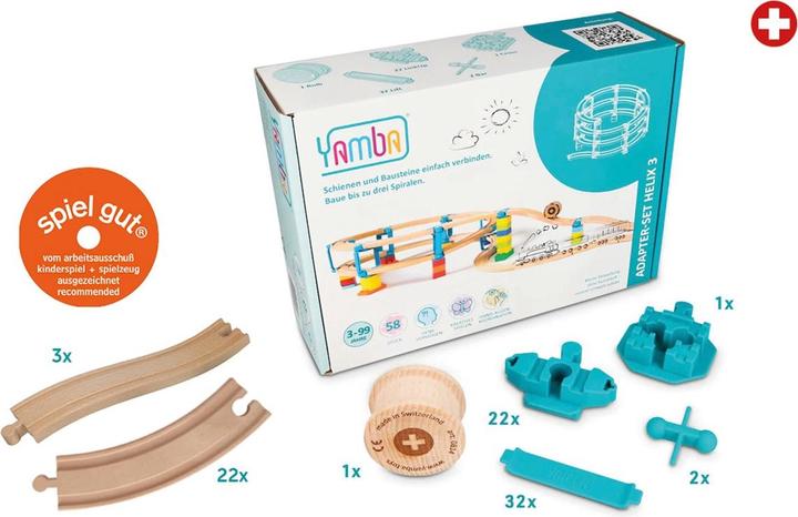 Yamba Starter Helix 3 – 83-delige treinbaan uitbreiding