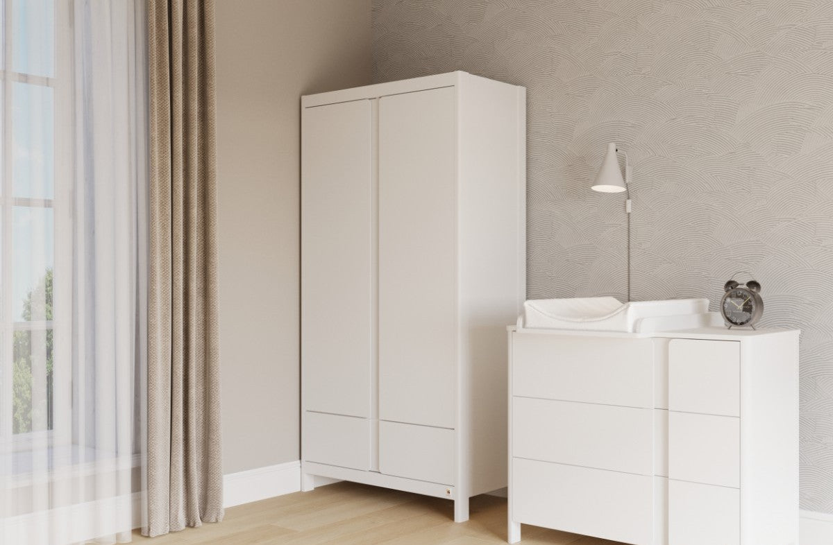 YappyClassic commode en kledingkast in wit