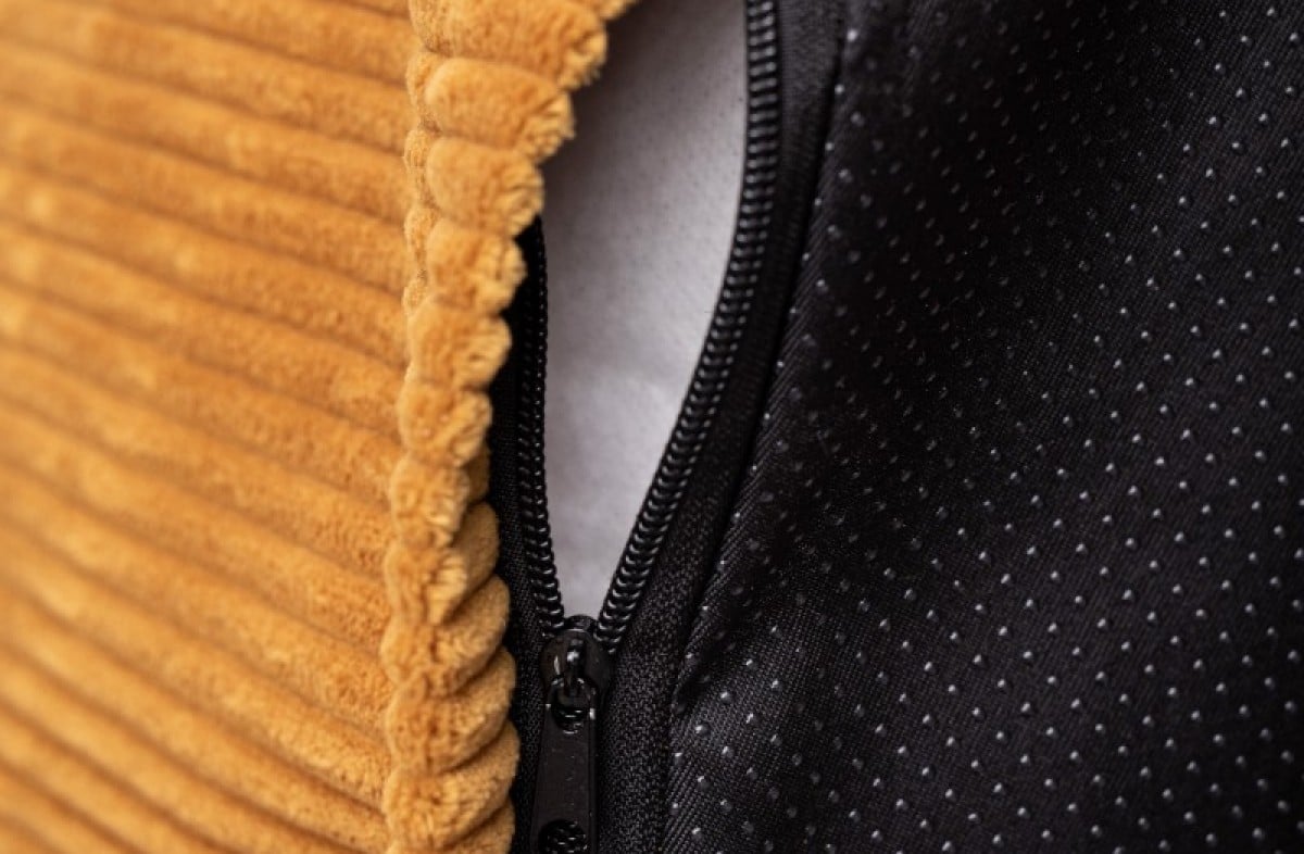 YappyHug beanbag Mustard – Ergonomische zitzak (80×70×50 cm) - Beanbag