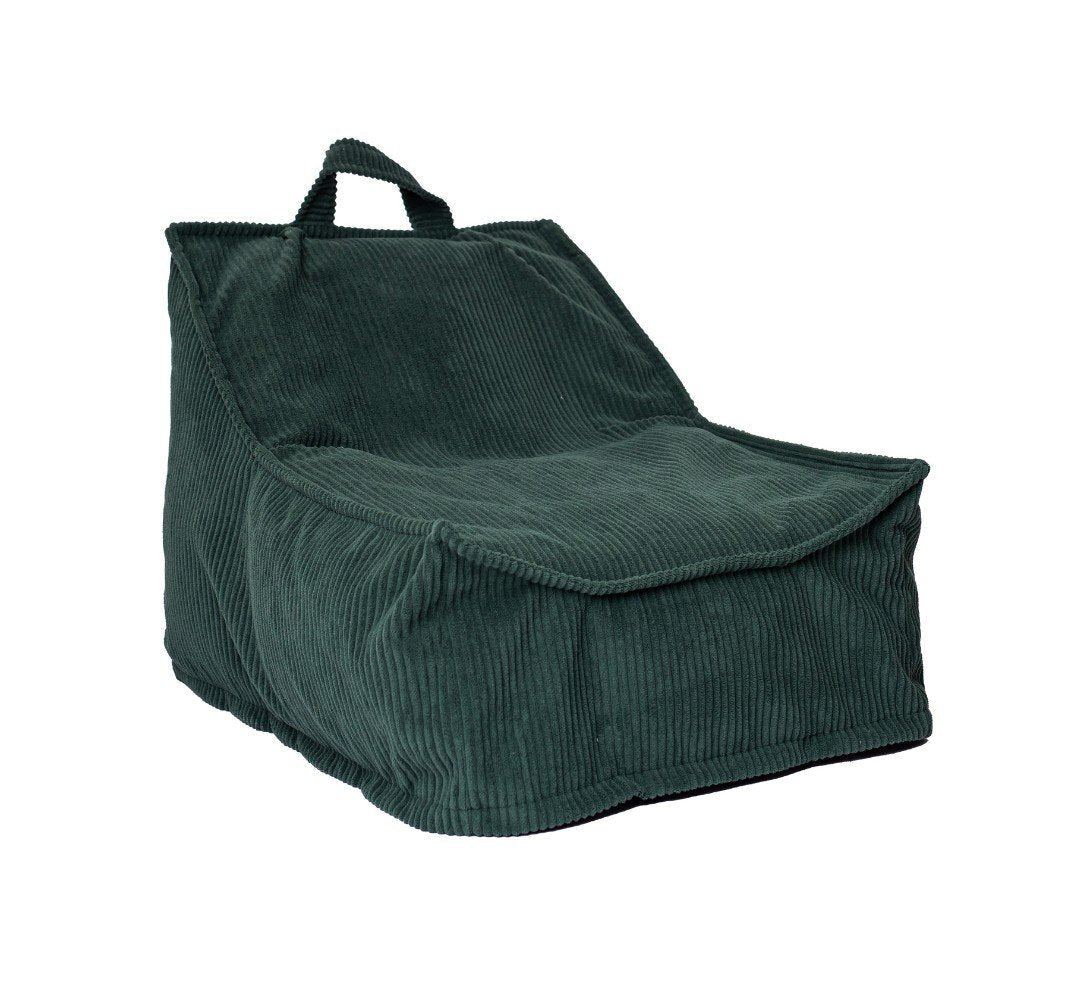 YappyHug beanbag Pine Green – Ergonomische zitzak (80×70×50 cm) - Beanbag