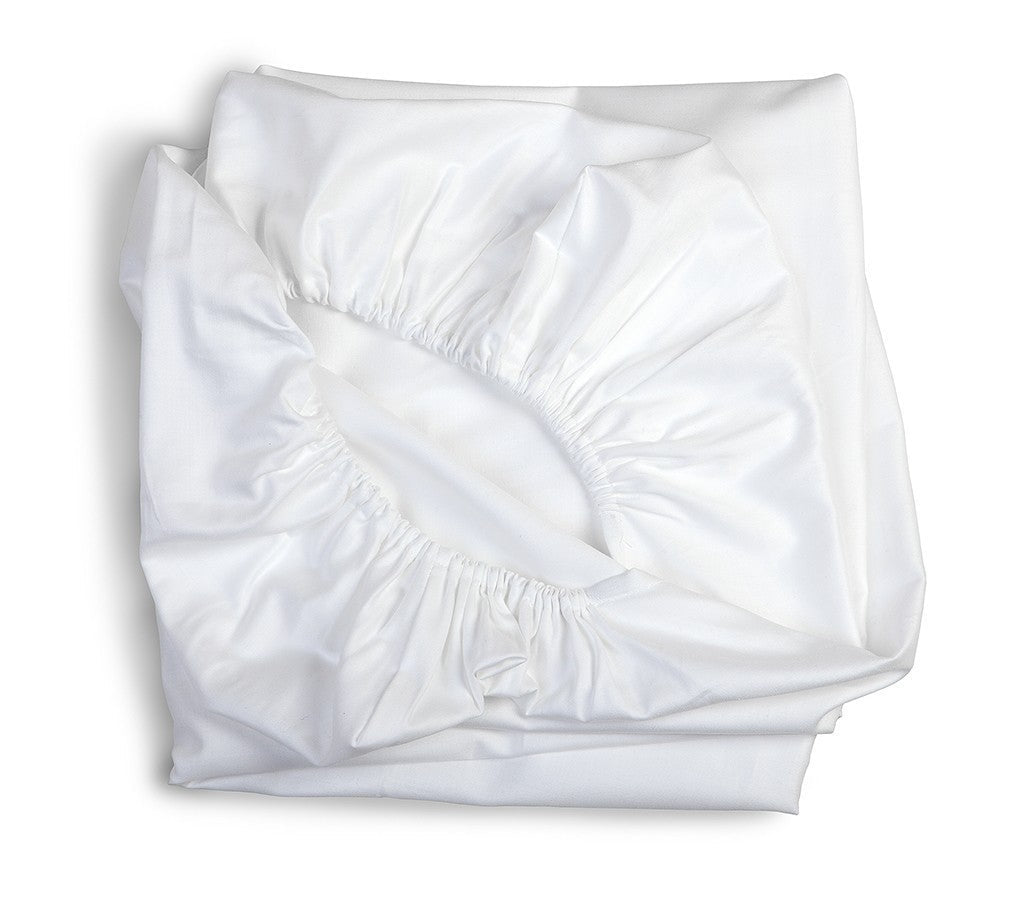 Drap-housse YappyKids 80×60 cm — coton blanc
