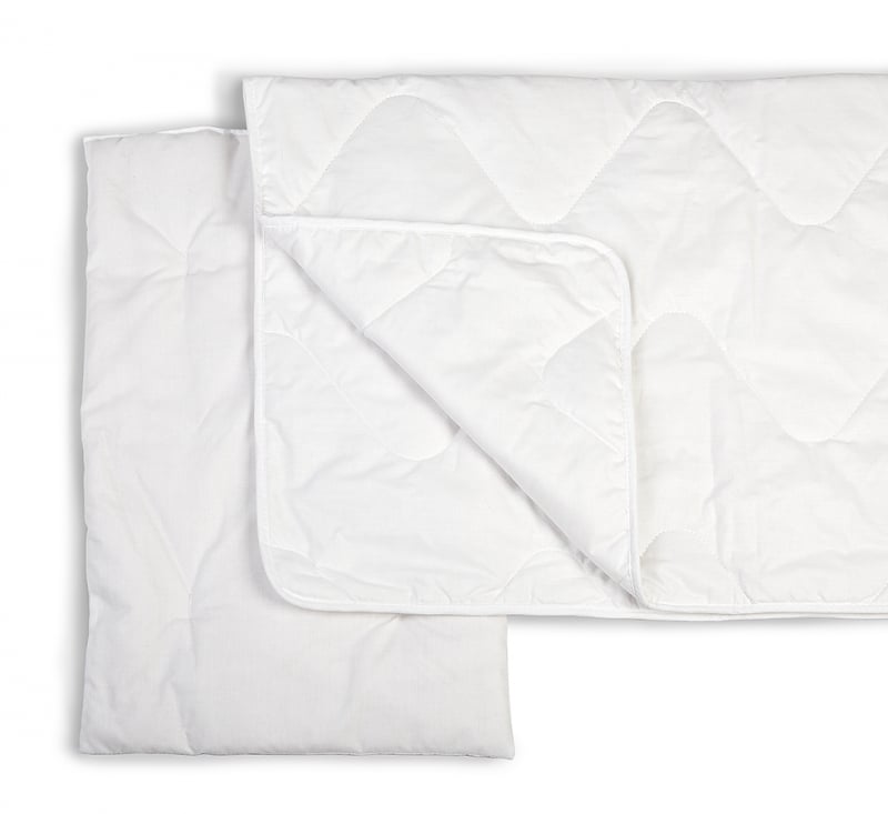 Ensemble couette et oreiller YappyKids YappyCotton — 100×130 / 55×38 cm