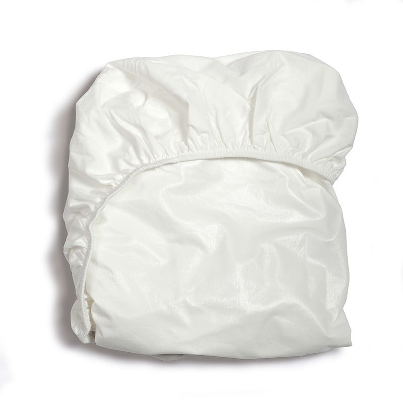 Drap-housse imperméable YappyKids YappyShield 80×60 cm — blanc