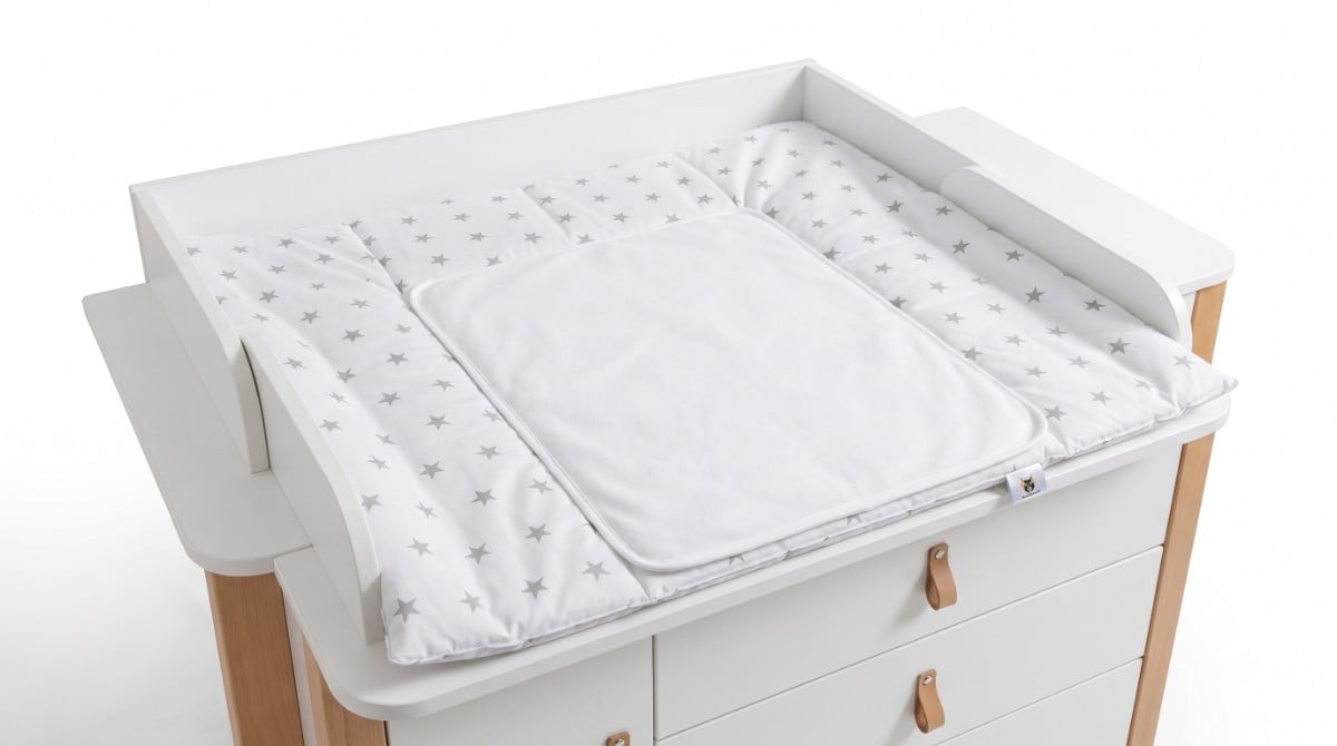 Matelas à langer YappyKids YappyNord White II — 72×80 cm – coloris blanc