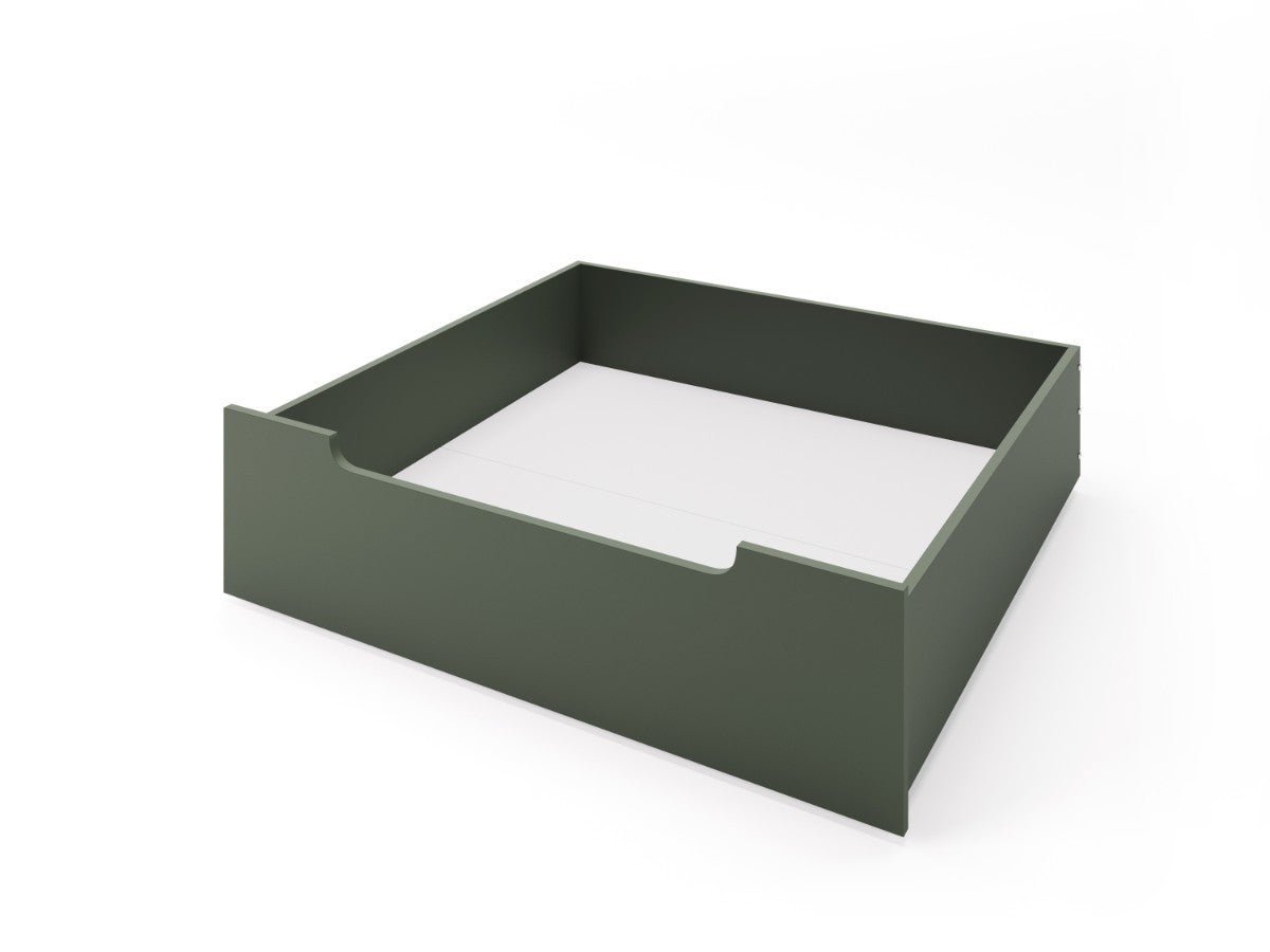 Coffre de rangement sur roulettes YappySpot – coloris vert