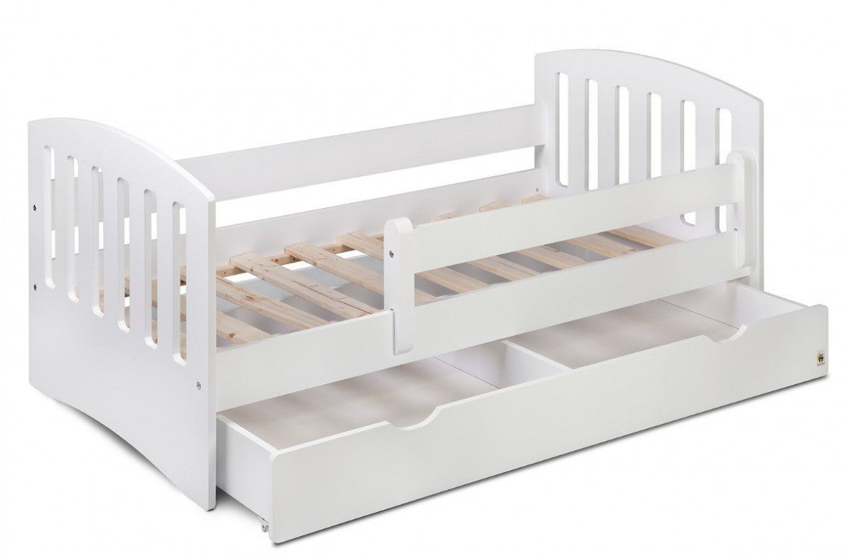 YappyLux kinderbed met lade 160x80 cm wit